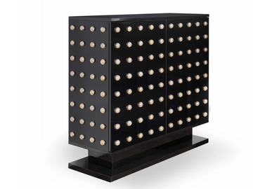 SPHERA - Wooden highboard with doors by DOM Edizioni - view 2